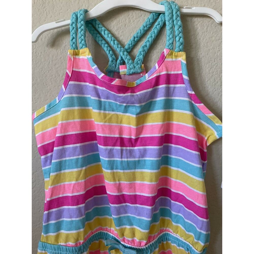 Tommy Bahamas Elastic Waist Racer Back Sleeveless Girls’ Romper Size L 10-12 - Picture 2 of 6